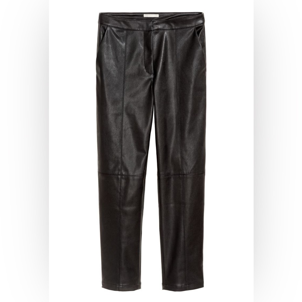 Faux Leather Pants Woman